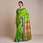 Handloom Green Paithani Silk Saree