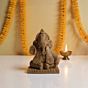 Terracotta Ganesha Idol | 10 x 7.5 x 6.25 cm