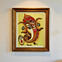 Handmade Ganesha Wall Art by Award-Winning Artist | 16x18 Inches
