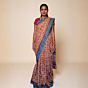 Handwoven Muga Gheecha  Silk Saree