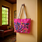 Hand Embroidered Ladies Shopping Bag