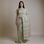 Exclusive Bengal Handloom Saree | Off-White