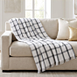 Handwoven Checkered Cotton Sofa Throw