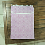 Handwoven Pink Cotton Towel