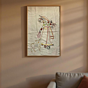 HAND EMBROIDERY MIRA PAINTING WALL HANGING 