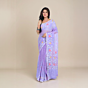 Handloom Bengal Cotton Santipuri Saree | Violet