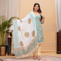 Pure Cotton Suit Set | Printed | Blue