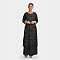 Handloom Women Kurta and Palazzo Set | Black