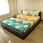 Applique Bedsheet with Pillow Covers | 152.5 x 203 cm
