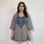 Women Embroidered Pure Cotton short Kurta