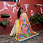Handpainted Ganesha Saree | 600 x 170 cm