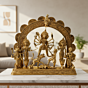 Handcrafted Dhokra Maa Durga Idol | GI Certified | 12 Inches
