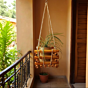 Wall Hanging Planter - Pot Bamboo Planter (Jhumur Planter)