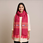 Handwoven Maroon Kullu Wool Shawl