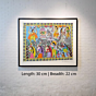 Krishna Handmade Madhubani Painting Without Frame