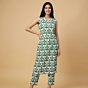 Handloom Printed Co-ord Set for Women | M