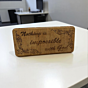 Bamboo Name Plate | Brown
