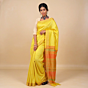 Handloom Tussar Eri Silk Saree | Yellow
