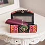 Handcrafted Leather Lipstick Case with Mirror