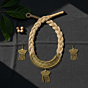 Tribal-Boho Jute Necklace Set