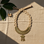 Tribal-Boho Jute Necklace Set