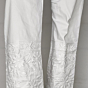 Hand-Embroidered Cotton Pants for Women | Size - M
