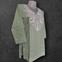 women embroided pure cotton short kurti