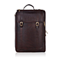 Genuine Leather Backpack Executive Office Bag - Laptop Bag For Men | Five Style Carrying Designed