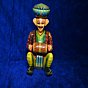 Wooden Rajasthani Babla Musician