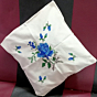 Muthiah handicrafts elegant hand embroidery cushion cover- set of 5