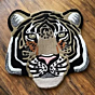 Handcrafted Tiger Face Shaped Carpet