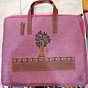 Handcrafted Jute Cotton Laptop Bag I Height*width 16*18 inches 