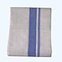 Plain Cream Dhothi with Blue color border 