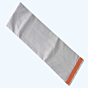 Plain Cream Dhothi with Orange border | Cotton
