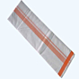 Plain Cream Dhothi with Orange border | Cotton