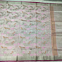 Handmade Kota Doria Saree I Light Pink
