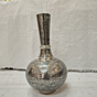 Handcrafted Sohrai-inspired Brass Flower Vase I 12 inches