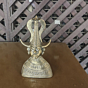 Brass Tribal Head Figurine