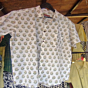Hand-Block Printed Paisley Shirt for Men| Size 38