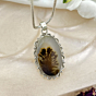 Shazar-dendritic agate Silver pendant