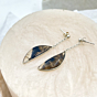 Shazar-dendritic agate Silver Earring
