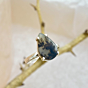Shazar-dendritic agate Silver Ring - Size- 12- adjustable
