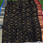 Black Bengal Handloom Katan Silk Zari Emboss Saree