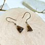 Shazar-dendritic agate Silver Earring