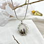 Shazar-dendritic agate Silver pendant