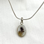 Shazar-dendritic agate Silver pendant 