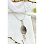 Shazar-dendritic agate Silver pendant