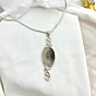 Shazar-dendritic agate Silver pendant
