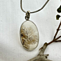 Shazar-dendritic agate Silver pendant 