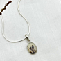 Shazar-dendritic agate Silver pendant